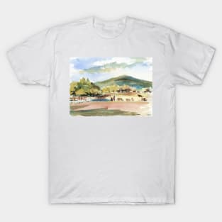 Campsite by African River T-Shirt